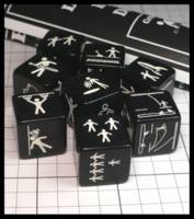 Dice : Dice - Game Dice - Death by Dice Critical Failure by Zucati - JA Collection Mar 2024